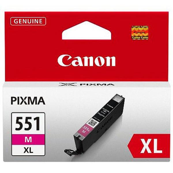 Original Canon Tintenpatrone CLI-551M XL magenta - 11 ml - Leuchtende Farbdrucke - Kompatibel mit Pixma IP/IX/MG/MX Serien