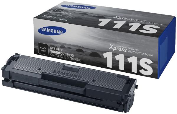 Original Samsung Toner-Kartusche MLT-D111S, Schwarz - für kräftige & brillante Ausdrucke - kompatibel mit Samsung Xpress M 2000 Serie Drucker, bis zu 1000 Seiten