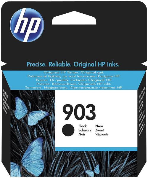 HP Original Tintenpatrone T6L99AE / 903 Schwarz – Zuverlässige Drucke bis 300 DIN A4-Seiten – Kompatibel mit HP OfficeJet 6950 Pro 6860 6960 6970