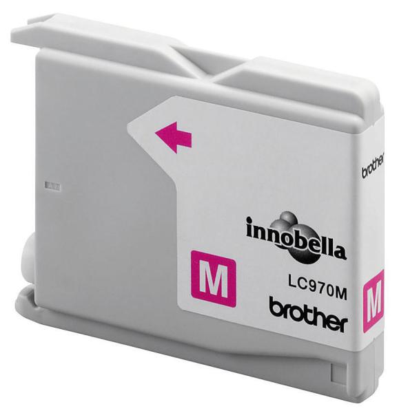 Brother Original Tintenpatrone LC970M Magenta - Zuverlässiges Drucken in leuchtenden Farben - Kompatibel mit DCP-135C, DCP-150C, MFC-235C, MFC-260C