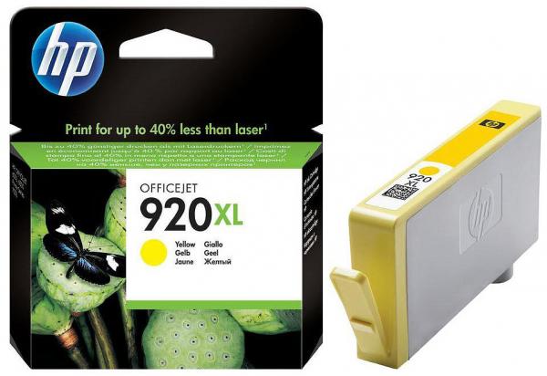 Original Tintenpatrone CD974AE (No.920XL) yellow XL