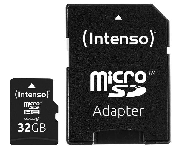 microSDHC-Speicherkarte 32 GB, Class 10 – schnelle Datenübertragung, ideal für Smartphone, Kamera & mehr, inkl. SD-Adapter für vielseitige Nutzung