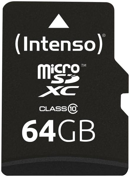 microSDXC-Speicherkarte 64 GB Class 10 - Ideal für High-End-Smartphones & Tablets, HD-Videoaufnahmen - Ultraschnelle 25 MB/s Lese-/Schreibgeschwindigkeit