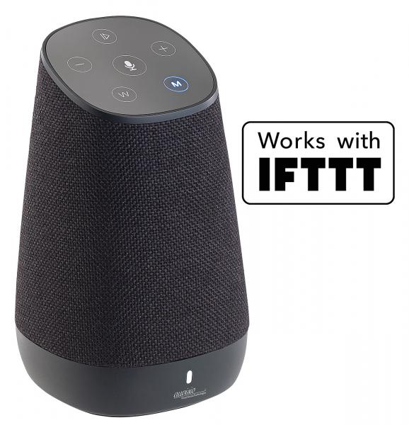 Mobiler WLAN-Multiroom-Lautsprecher mit Amazon Alexa und Akku - 30 Watt Spitzenleistung - AirPlay, Bluetooth 4.0 & AUX - App-Steuerung für iOS/Android