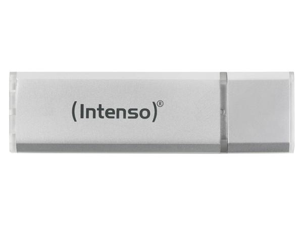 Intenso Ultra Line USB-3.0-Speicherstick 256 GB - Blitzschnelle Datenübertragung bis 70 MB/s für PC, Mac & Handy - Robustes Aluminium-Gehäuse in Silber