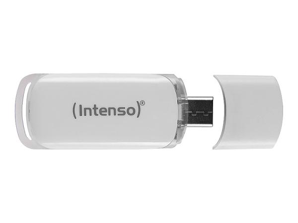 Intenso USB-C-Speicherstick Flash Line 32 GB - Super Speed USB 3.1 Gen 1 mit bis zu 70 MB/s - Kompatibel mit Windows/Mac OS - Für PC, Mac & Handy