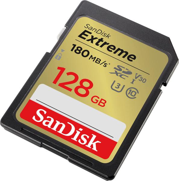 Extreme SDXC-Karte (SDSDXVA-128G-GNCIN), 128 GB, 180 MB/s, U1 / V30