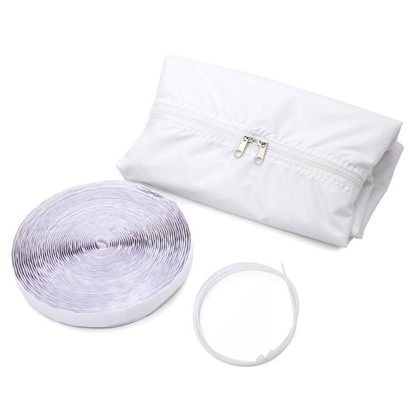 XXL Fenster Abdichtung für mobile Klimaanlagen, für den Abluftschlauch – Maximale Kühlung, einfache Montage, effektiv und robust