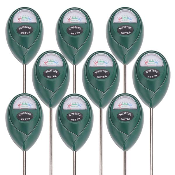9er-Set Feuchtigkeitsmessgerät für Pflanzenböden, Feuchtigkeitssensor / Hygrometer Pflanzenerde, zeigt präzise die Feuchtigkeit im Boden an