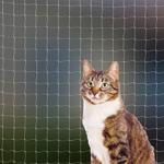 Flexibles Katzen Sicherheitsnetz, weiss, 8 x 3 m: Robust & wetterbeständig. A...