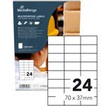 Universal-Klebe-Etiketten, 70x37mm - stark haftend, 1200 Etiketten - schnellt...