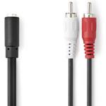 Audio-Kabeladapter 3,5-mm-Buchse zu Cinch-Stecker, 0,2 m: Ein Stereo-Konverte...