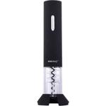 Elektrischer Weinflaschenöffner, schwarz, inkl. Folienmesser, Mühelos Weinfla...