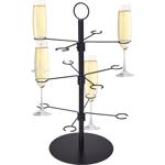 Etagere mit 3 Ebenen für Trinkgläser - Eleganter Gläser-Ständer für Cocktail-...
