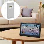 Premium Wetterstation m. Farbdisplay und Aussensensor, Messung von Temperatur...