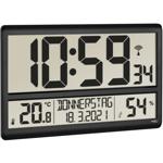 Digitale Funkuhr mit XL-Display und Raumklima-Werten, automatische Zeiteinste...