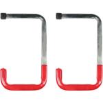 Schwerlast-Wandhaken mit Gummierung, 2-tlg, je 45 kg, 26x15 cm : schonende & ...