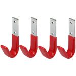 Universalhaken mit Gummierung, 4-tlg, je 35 kg, 8x3,5 cm : schonende & sicher...