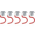 Stabile Gartengerätehalter mit Gummierung, 5-tlg, 8,5 x 4,2 cm : schonende & ...