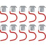 Stabile Gartengerätehalter mit Gummierung, 10-tlg, 8,5 x 4,2 cm : schonende &...