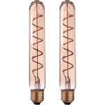 2er-Set LED-Filament-Lampe Röhre T30 E27 - Dimmbar für gemütliche Atmosphäre ...