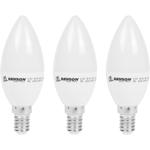 3er-Set LED-Kerzenlampe C35 E14 - 400 lm - 5W - 3000K warmweiss - Dimmbar - 3...