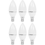 6er-Set LED Kerzenlampe C35 - Dimmbar & Warmweiss 3000K - E14 Fassung - 5W, 4...