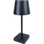 Moderne LED Tischleuchte, Touch-Steuerung, schwarz: Dimmbar, energiesparend &...