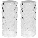 2er-Set Elegante Kristall-Tischleuchte, Touch-Schalter, 15cm: Design-Lampe mi...
