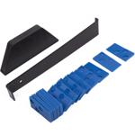 Profi-Verlegeset für Laminat & Parkett, 22-tlg.: perfekte Bodenverlegung & si...