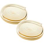 D-Profil Zugluft Dichtungsstreifen Weiss 4er Set (3m x 9x4mm): Selbstklebend,...