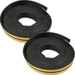 E-Profil Zugluft Dichtungsstreifen Schwarz 4er-Set (3m x 9x4mm): Selbstkleben...