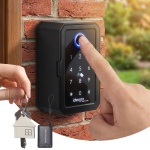 Smarter Schlüssel-Safe mit Fingerabdruck, PIN, Transponder-Karte, Bluetooth –...