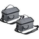 2er-Set Mini-Kühltasche, faltbar, 6l: Hält Snacks & Getränke frisch – Ideal f...