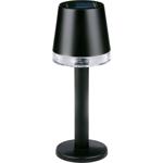 Moderne Solar Tischleuchte Schwarz: Design Outdoor Lampe, kabellos & wetterfe...