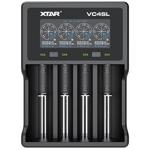 Intelligentes Ladegerät für Li-Ionen-/Ni-MH-/Ni-CD-Akkus, 4 Schacht Universal...