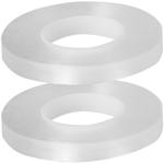 2er-Set Doppelseitiges Nano-Klebeband Transparent (5m x 10mm): Starke 110g/cm...