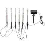 Solar LED Leuchtstäbe Bubbles: Farbwechsel Gartenleuchten mit Erdspiess – Ein...