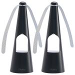 2er-Set 2-Flügel Insektenwedler mit LED-Beleuchtung, Batterie & USB: Sanfte, ...