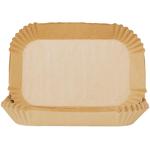 Ölbeständige Backpapier-Einlagen für Heissluftfritteusen, 100 Stück, 22x14 cm...