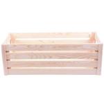 Stabile Holzkiste, L: Eine vielseitige Aufbewahrungsbox für Spielzeug, Büro &...