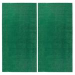 2er-Set Kunstrasenteppich Hellgrün 100x200cm: Pflegeleicht, UV-stabil & wette...