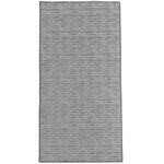 Outdoorteppich Rautenmuster gross 90 x 180 cm in Grau - Moderner Aussenteppic...