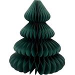 Dekorativer Papier-Weihnachtsbaum-Anhänger 15x15x20 cm in Grün - Festliche De...