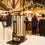 Profi Edelstahl Glühweinkocher 8L mit Zapfhahn: 1800W – Ein Getränkeautomat f...