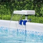 LED Pool Wasserfall - 8 Licht-Modi & Farbwechsel - Bestway Stahlrahmenpools k...