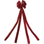 Magische Rote Karo Baumschleife, 130 cm. Sensationelle Weihnachtsbaum-Deko - ...