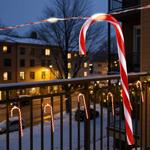 3er-Set Magische Weihnachtsdeko-Zuckerstange Lichterkette - je 10 Stk. 20 War...