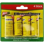 Effektive Fliegenfänger Spirale: 4 Premium Klebefallen für zuverlässigen Schu...