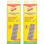 2er-Set Fliegenfängerstreifen Fruchtdesign: 4 Premium Klebefallen für zuverlä...